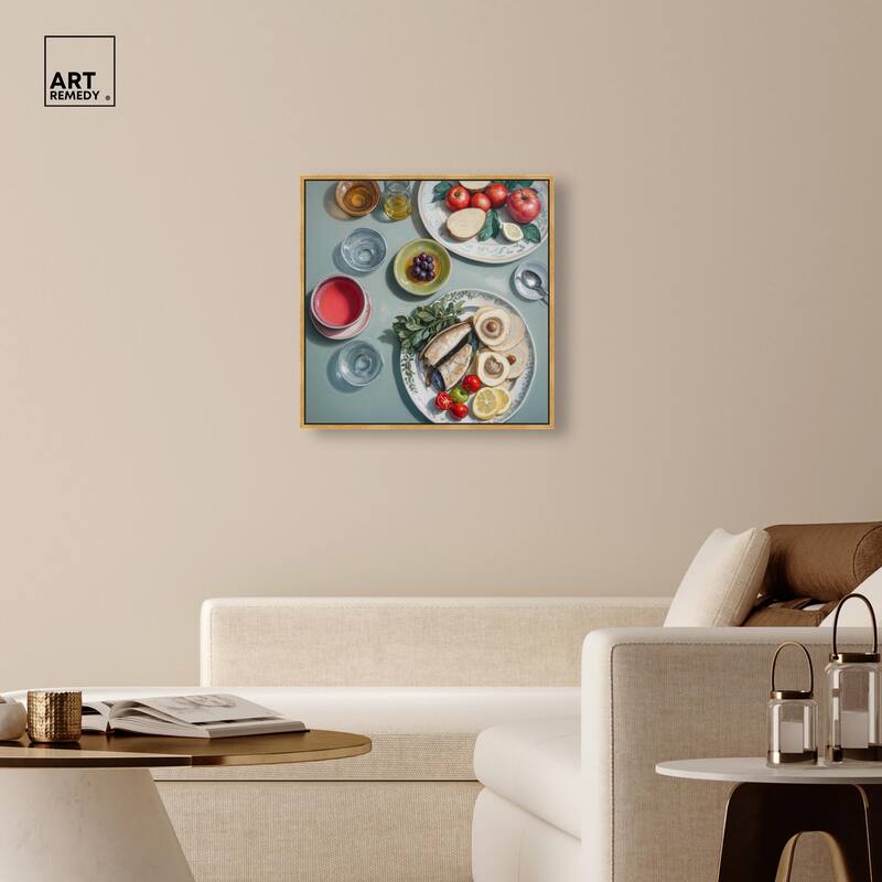 Sea Feast Canvas by Art Remedy