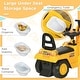preview thumbnail 5 of 5, Kids' Excavator Ride-On Truck with Horn and Storage