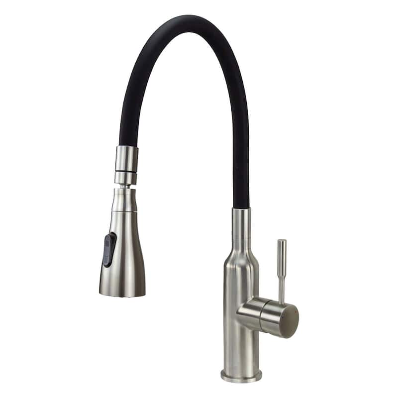 Transolid Kitchen/Laundry Faucet with Dual Spray and Flex Neck With Swivel Action Ball-Joint - N/A
