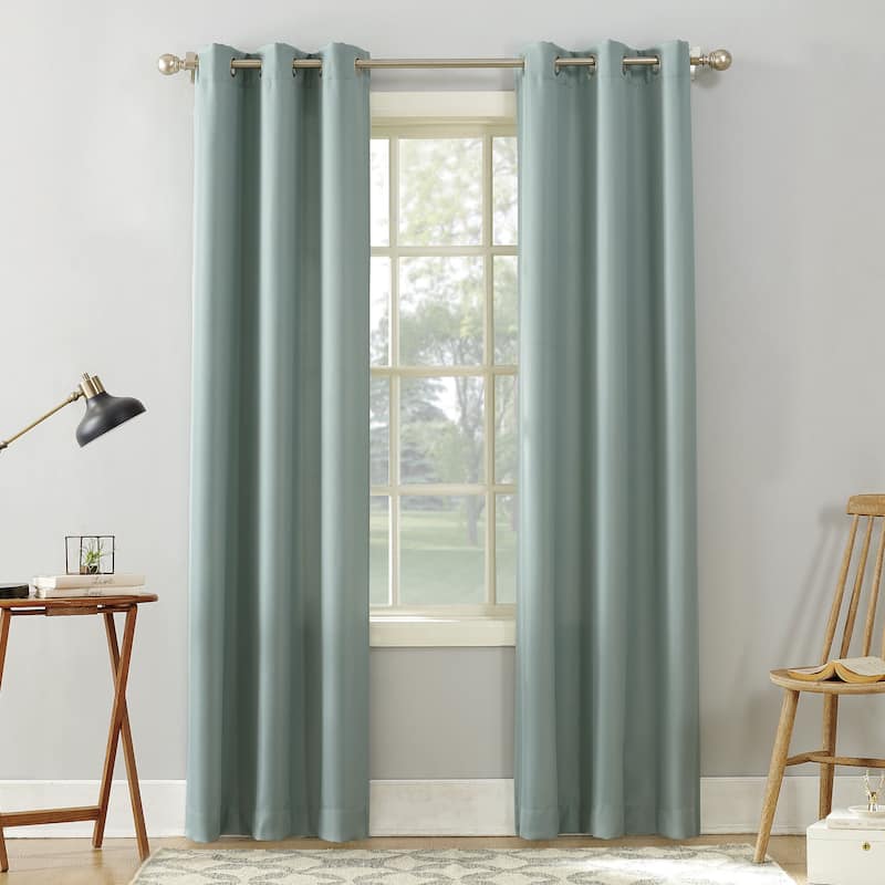 No. 918 Sora Casual Textured Grommet Curtain Panel, Single Panel