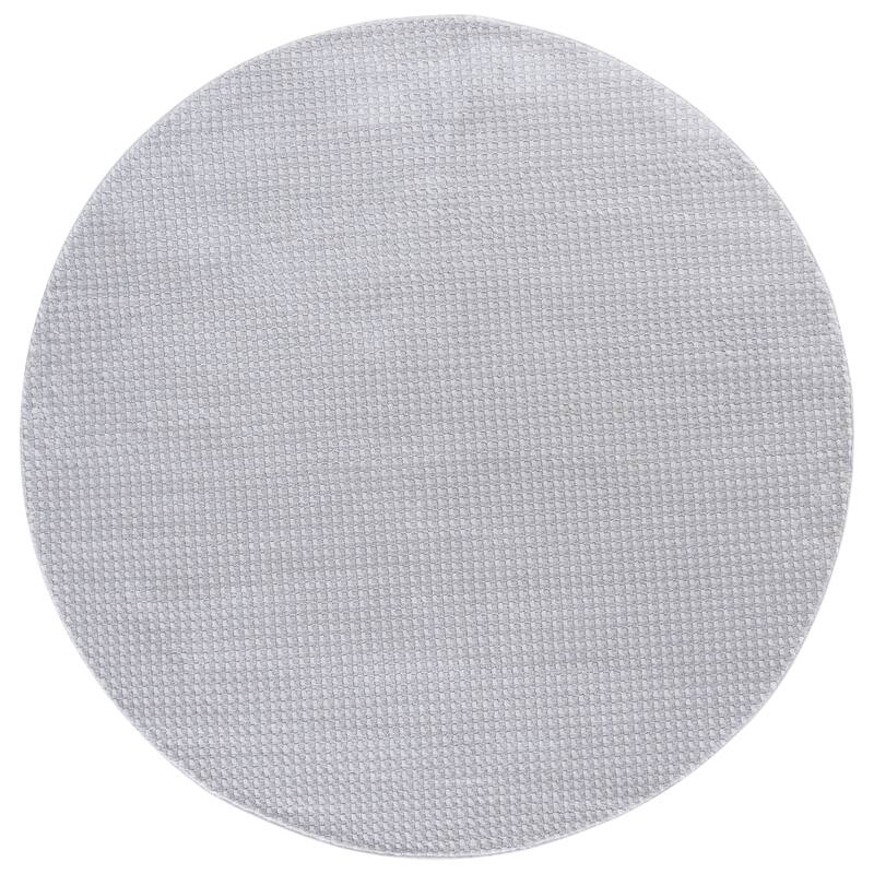 SAFAVIEH Slate Karyne Rug - Grey/Ivory - 6'7" Round