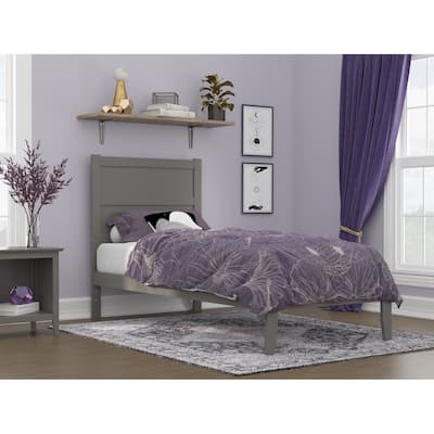 NoHo Twin XL Bed in Grey
