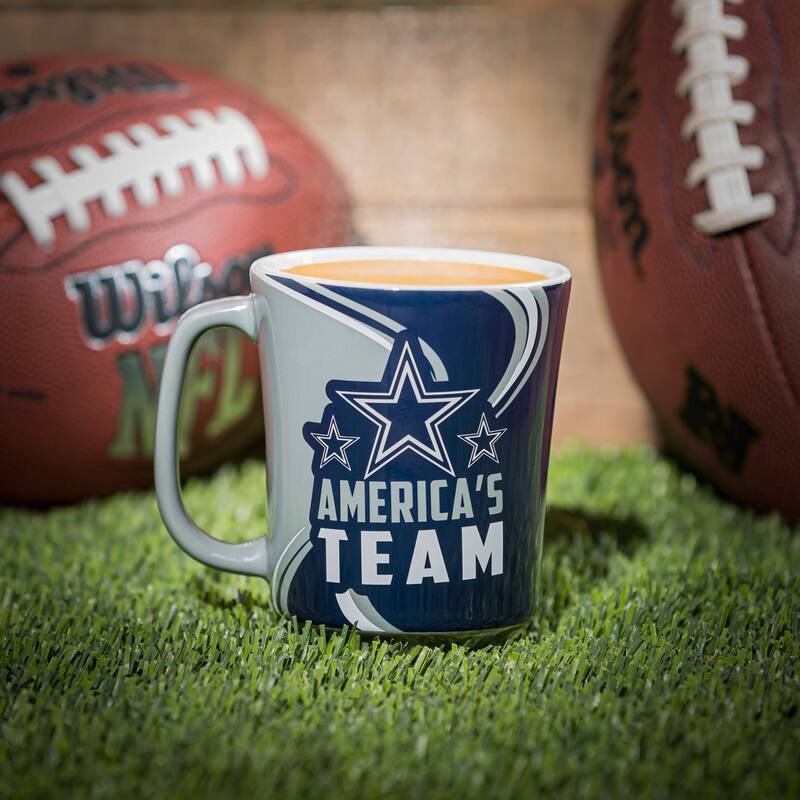 Dallas Cowboys, 14 oz Ceramic Coffee Mug w/ Gift Box