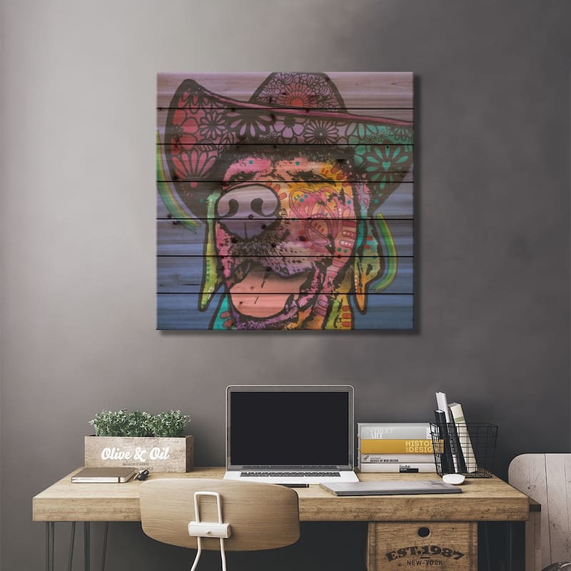 Penelope IV Print On Wood by Dean Russo - Multi-Color
