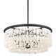 preview thumbnail 1 of 9, Minka Lavery 6705 Shimmering Elegance 5 Light 28" Wide Crystal