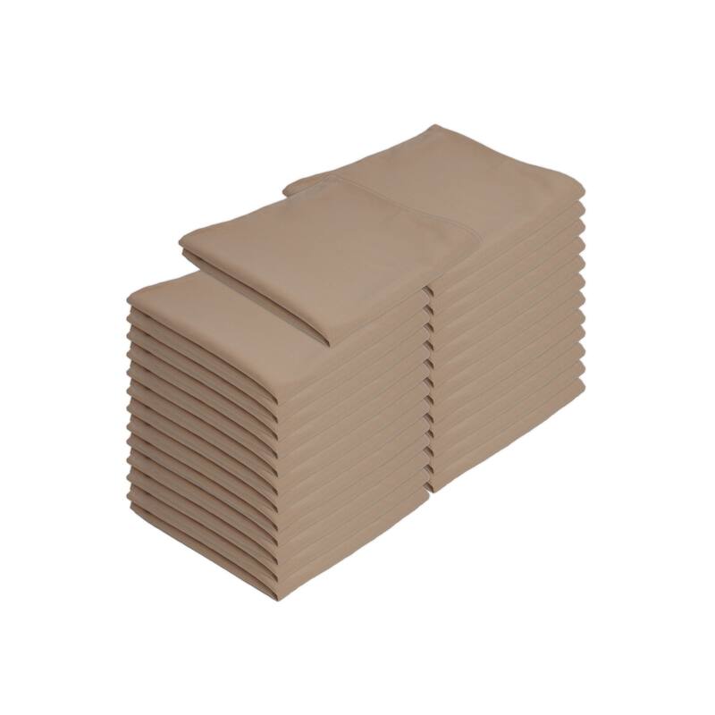 Arkwright Home 20x20 Solid Color Poly Spun Dinner Napkins - Pack of 25