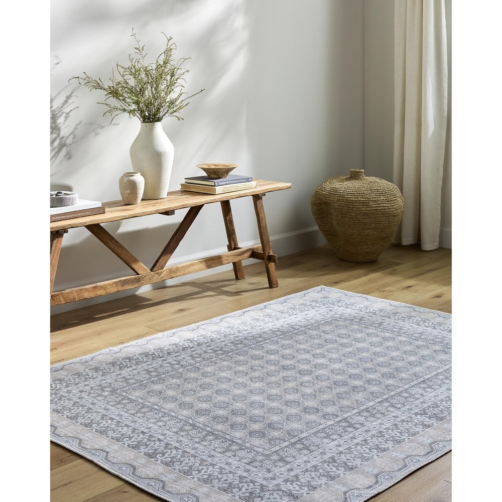 Our PNW Home x Livabliss Rainier Cottage Border Washable Area Rug