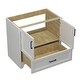 preview thumbnail 3 of 15, 36" Single Bathroom Vanity Base Only Solid Wood