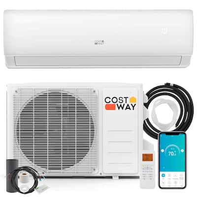 Costway 11500 BTU Wifi Enabled Mini Split Air Conditioner & Heater - See Details