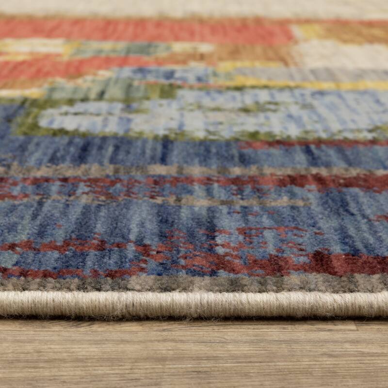 HomeRootsAbstract Modern Rectangle Area Rug