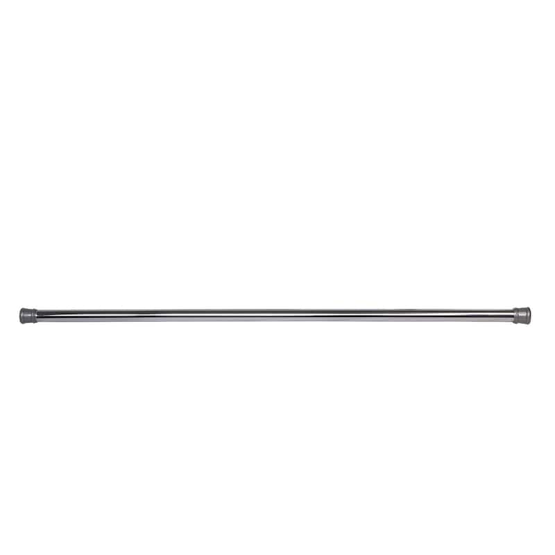 Design House Adjustable Shower Rod 43-inch-72-inch Chrome - Polished Chrome