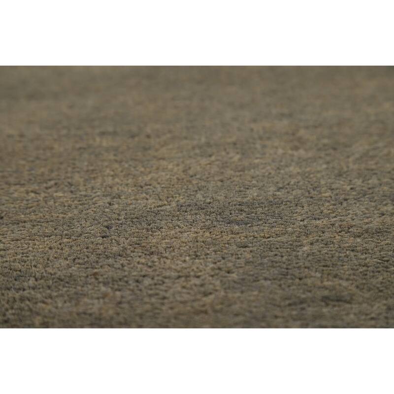 Modern Tribal Gabbeh Oriental Rug Handmade Green Wool Carpet - 2'9" x 4'0"