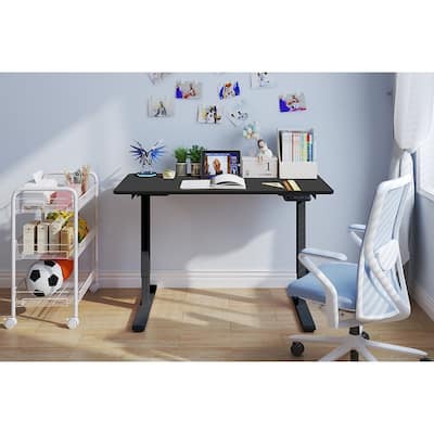 Electric Standing Desk, Dual Motor Adjustable 48x24 Home Workstation