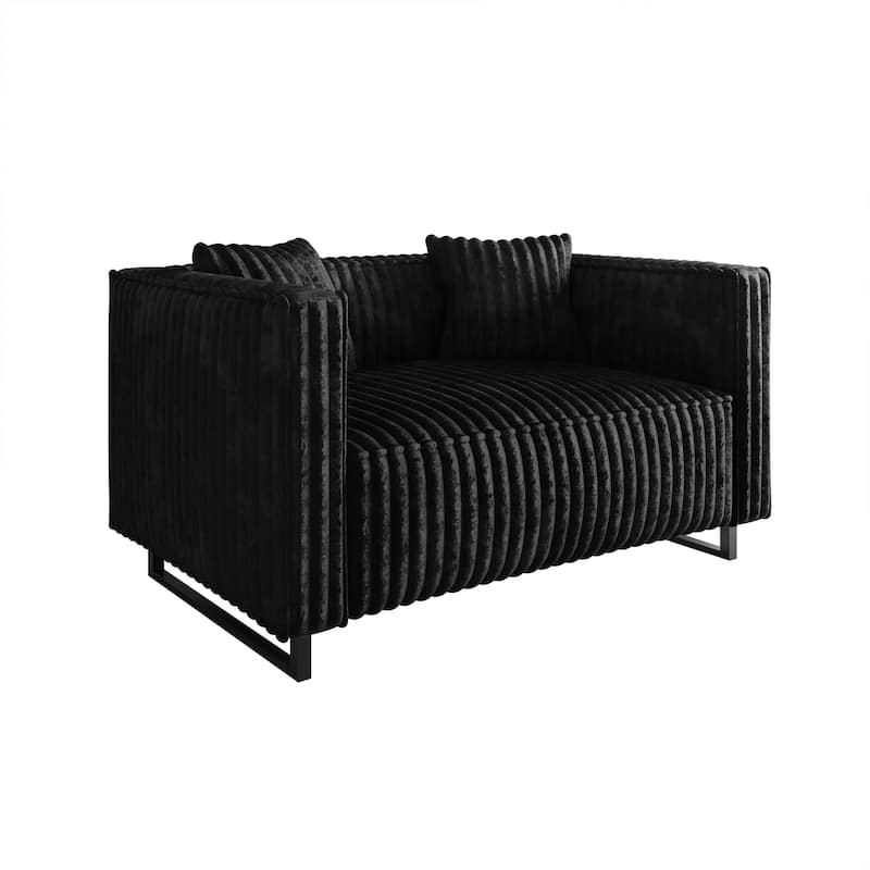 CraftPorch Mid Century Modern Upholstered Loveseat - N/A