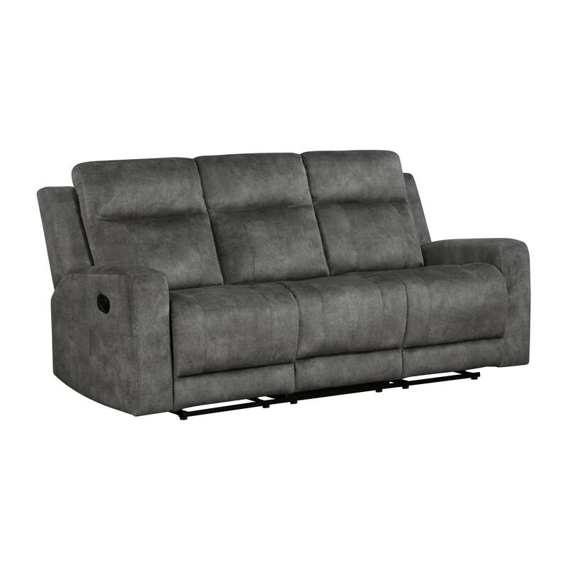 Liriope 3-Piece Microfiber Manual Reclining Sofa Set