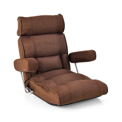 Adjustable Folding Sofa Chair with 6 Position Stepless Back - 31.5"x 28.5" x 29.5"