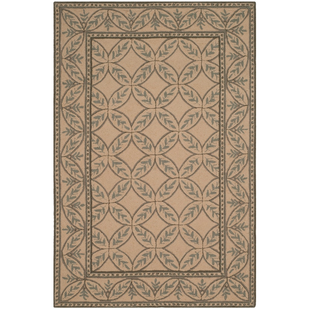 SAFAVIEH Handmade Wilton Latricia Country Floral Wool Rug