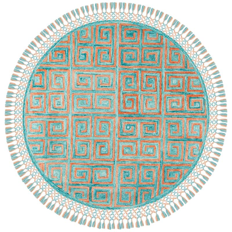 SAFAVIEH Handmade Sahara Alia Silk Tassel Rug