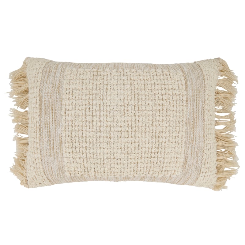 Fringe Haven Outdoor Throw Pillow - Cover Only