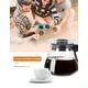 preview thumbnail 5 of 5, Commercial CHEF Coffee Maker, Drip Coffee Maker with Pour Over Filter, White