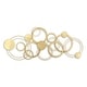 preview thumbnail 5 of 4, Caliope Multi Ring Gold and Silver Wall Decor