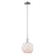 Option White Glass with White Rope / Polished Nickel