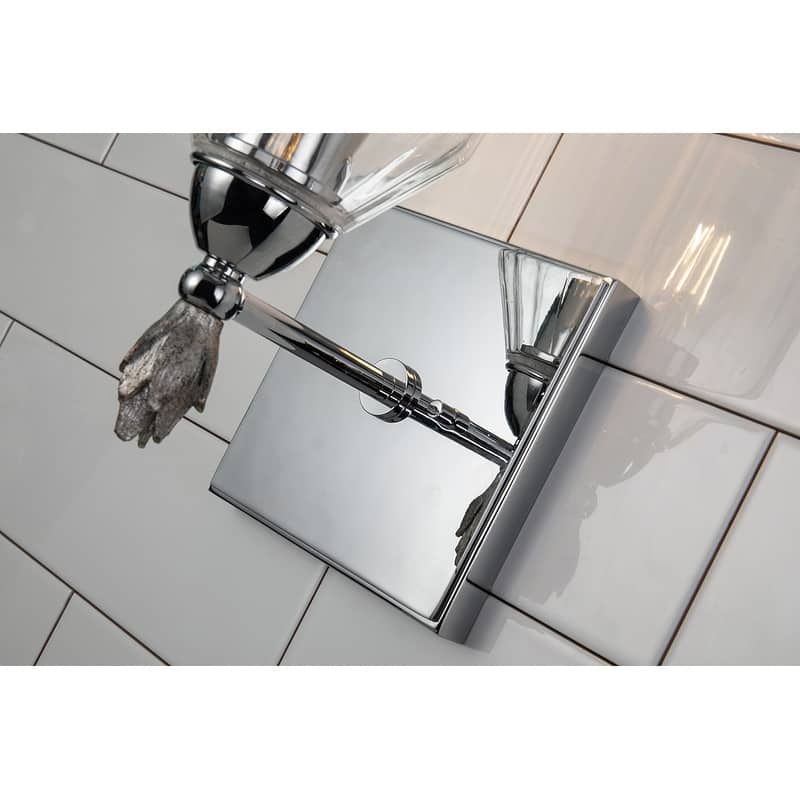 Felice 1 Light Wall Sconce in Chrome