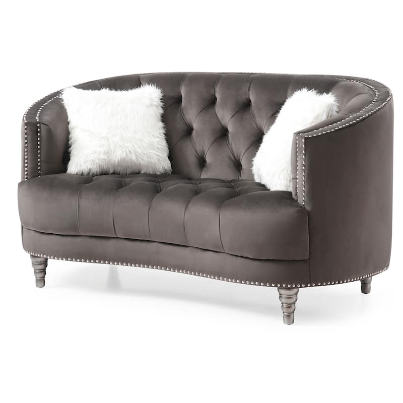 Dania Velvet Loveseat