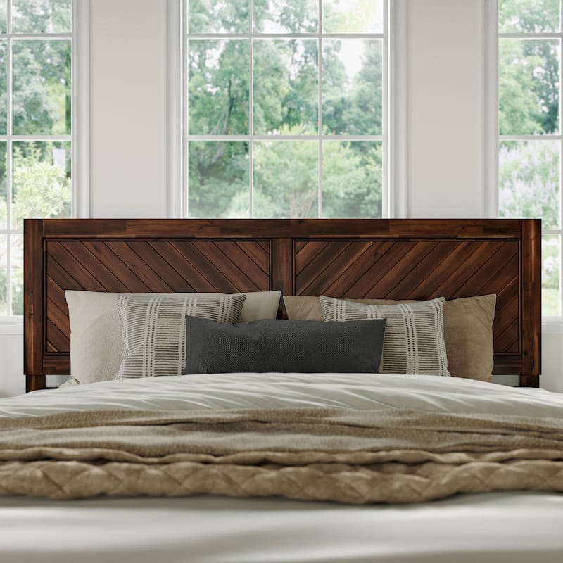 AFI Canyon Wood Headboard with Attachable Charger