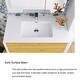 preview thumbnail 23 of 35, Bathroom Vanity in F.Oak with Integrated Solid Surface Top