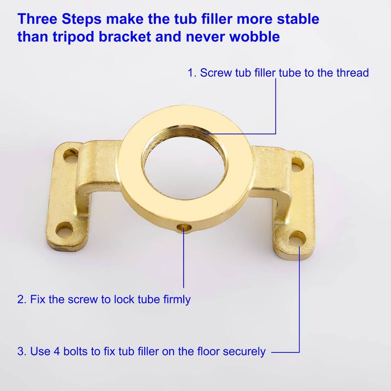 Freestanding Tub Faucets With Hand Shower Floor Mount Bathroom Bathtub Faucets Single Handle High Flow Tub Filler