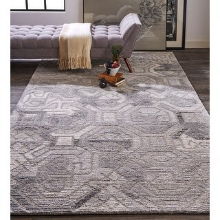 Asher 8772F Distressed Transitional Area Rug - Bed Bath & Beyond - 40771209