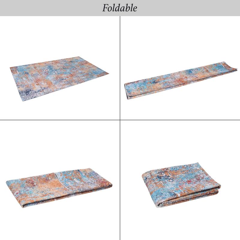 2x3 Area Rugs for Bedroom,Shaggy Soft Area Rug,Non-Slip Indoor Floor Carpet for Living Room,Kids Baby Boys Teen - 3'6"