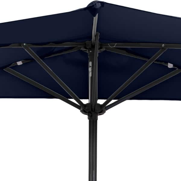 10 square patio umbrella 10ft Square Patio Automatic Hydraulic Cantilever Umbrella with Air Ven
