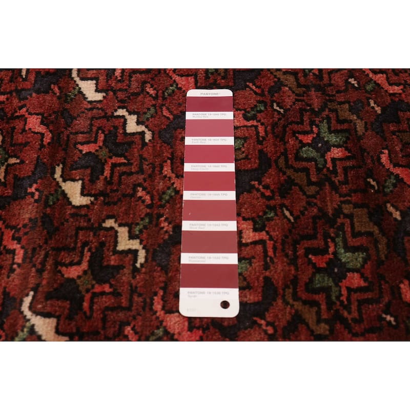 ECARPETGALLERY Hand-knotted Andelz Red Wool Rug - 3' 5" x 5' 5"