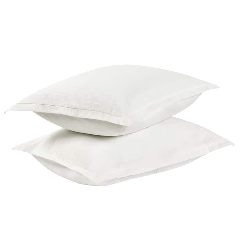 Villa by Classic Home Karina 100% Cotton White Sham