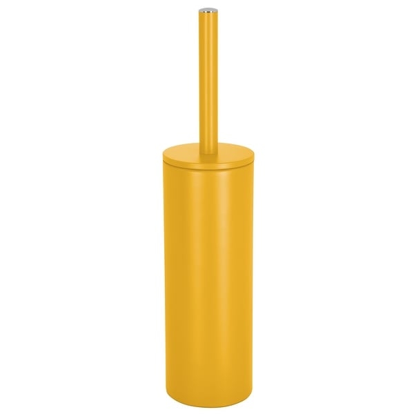 Yellow toilet shop brush holder