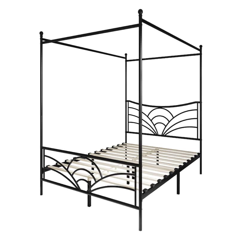 Clayfell Denver Metal Canopy Bed