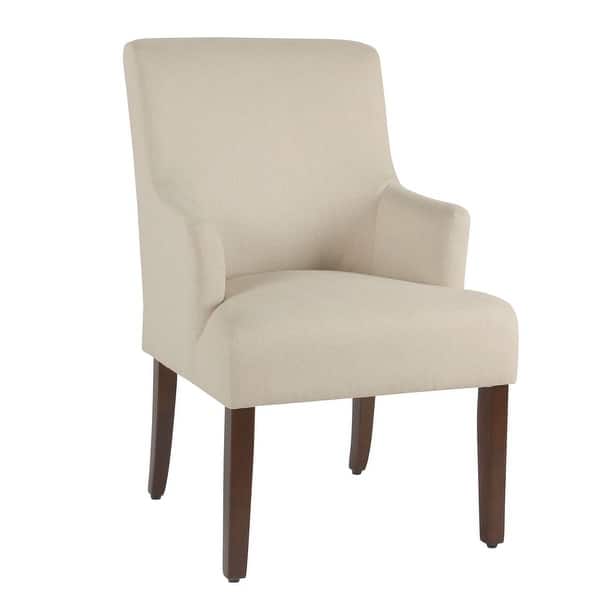 slide 11 of 13, HomePop Meredith Anywhere Chair - Stain Resistant Cream Fabric Cream