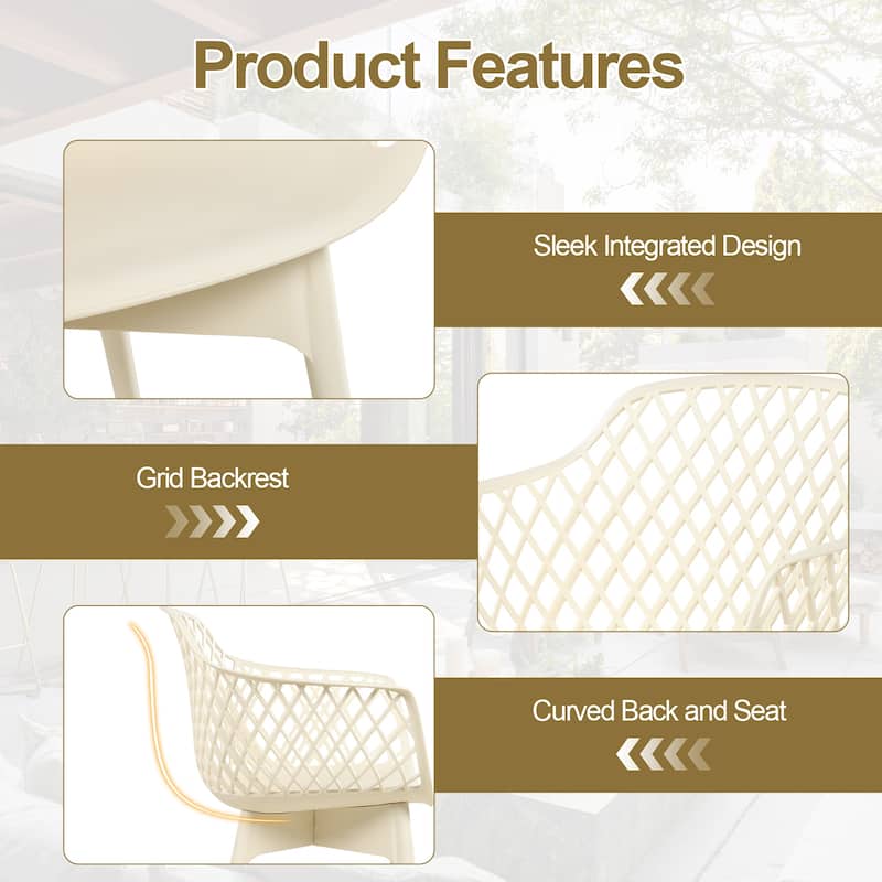 Aoodor Modern Dining Chairs Set of 4