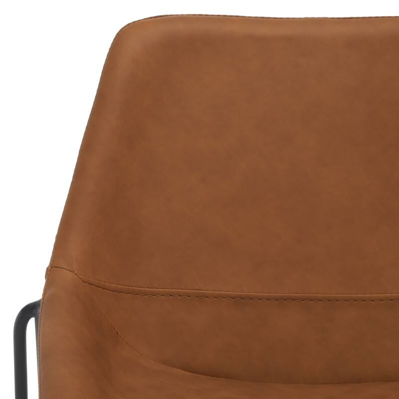 SAFAVIEH Essyllt Mid-Century Modern Counter Stool - 25" W x 22" D x 39" H - 25Wx22Dx39H