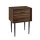 Middlebrook Notto Mid-Century 2-Drawer Nightstand
