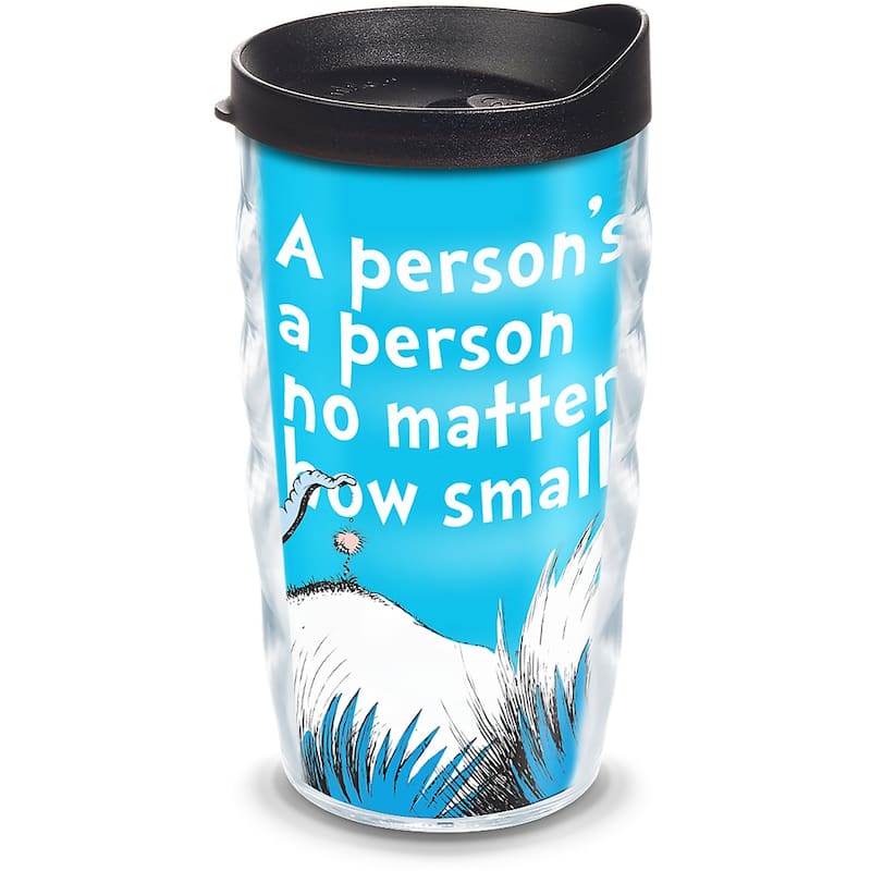 Tervis Dr. Seuss Horton A Person Made in USA Double Walled Insulated Travel Tumbler, Classic - 10oz Wavy - 10oz Wavy