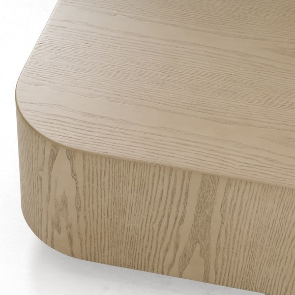 Modrest Teller Modern Square Low Coffee Table - Bed Bath & Beyond