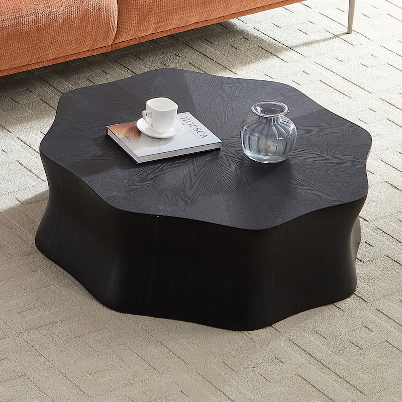 Modern Flower Petal-shaped Coffee Table Floor Center Table