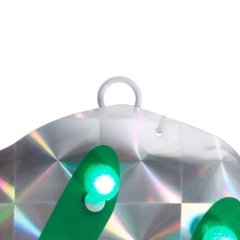 LED Lighted Holographic Merry Christmas Sign Outdoor Decoration - 42" - Red