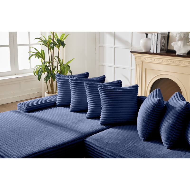 Convertible Corduroy Sofa Bed, Foldable Floor Couch, Space-Saving Sleeper Mattress Sofa, Multi-Functional Folding Bed