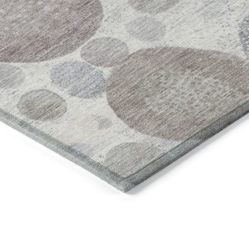 HomeRoots Geometric Transitional Rectangle Outdoor Rug