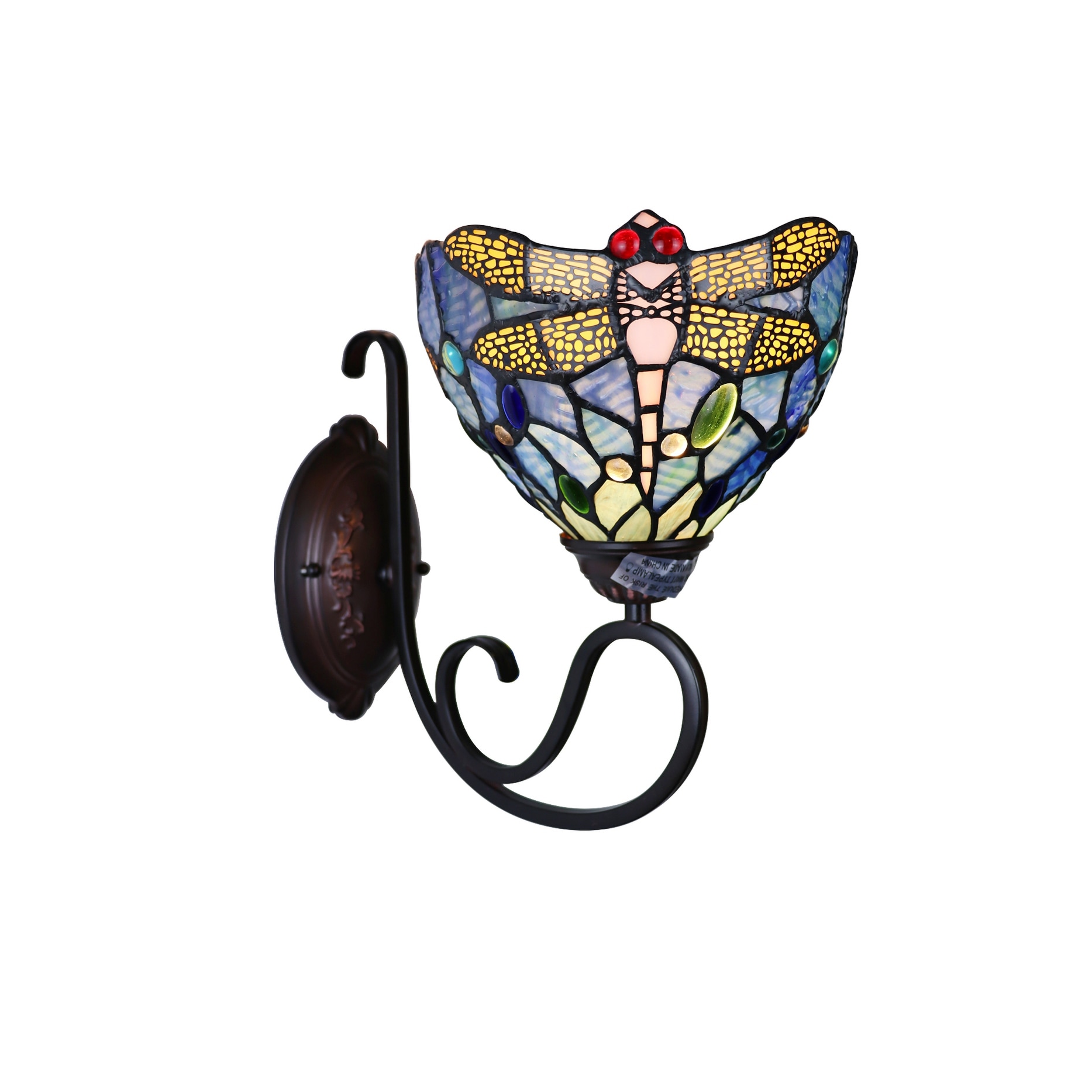 Dragonfly Design 1-light Dark Bronze Wall Sconce