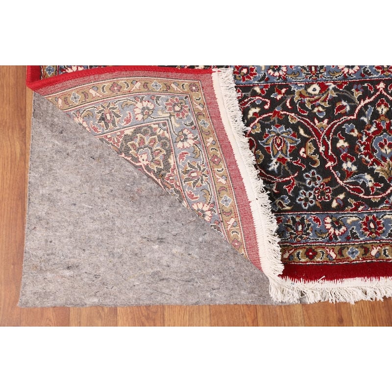Traditional Red Kashan Turkish Rug Machine-Made Carpet - 9'8" x 12'10"